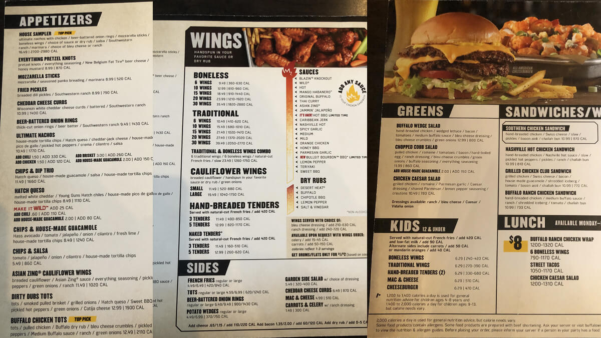 미국 맛집 추천, 버팔로 와일드 윙(Buffalo Wild Wings) 주부당